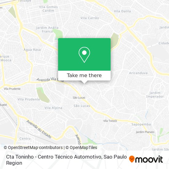 Cta Toninho - Centro Técnico Automotivo map