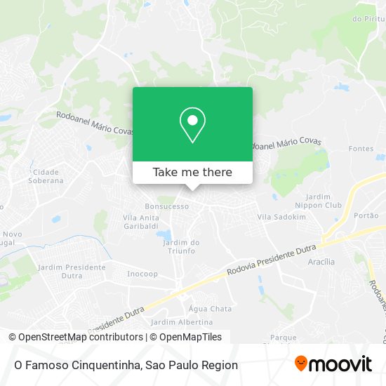 O Famoso Cinquentinha map