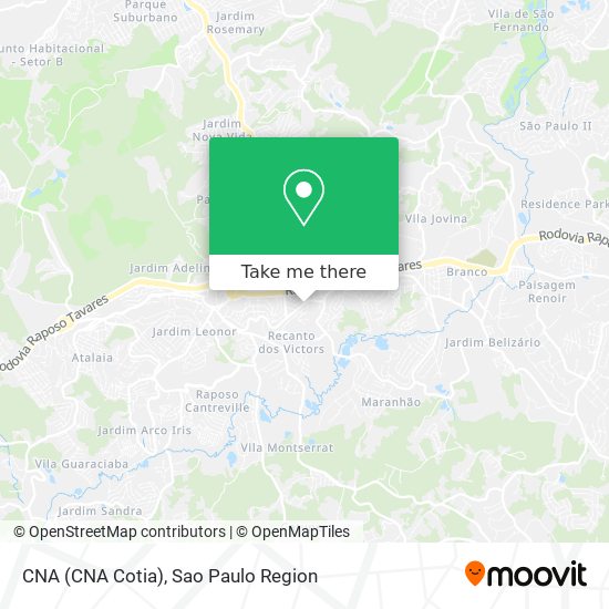 CNA (CNA Cotia) map