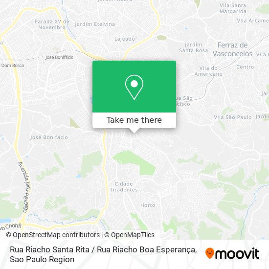 Rua Riacho Santa Rita / Rua Riacho Boa Esperança map