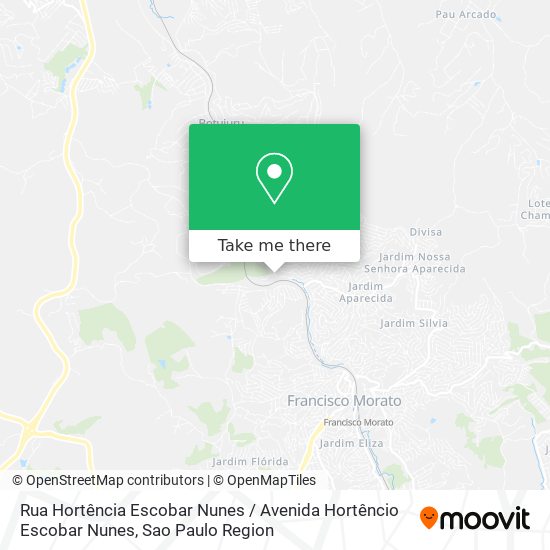 Rua Hortência Escobar Nunes / Avenida Hortêncio Escobar Nunes map