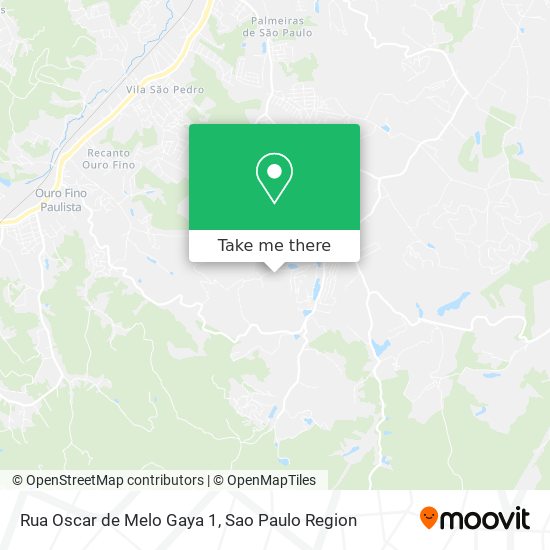 Rua Oscar de Melo Gaya 1 map
