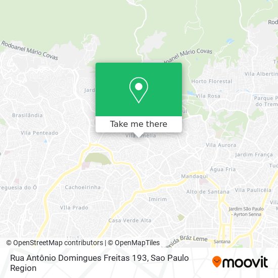 Rua Antônio Domingues Freitas 193 map