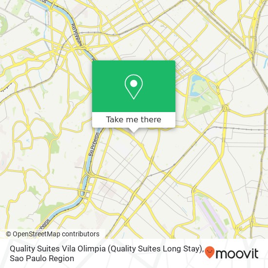 Quality Suites Vila Olimpia (Quality Suítes Long Stay) map