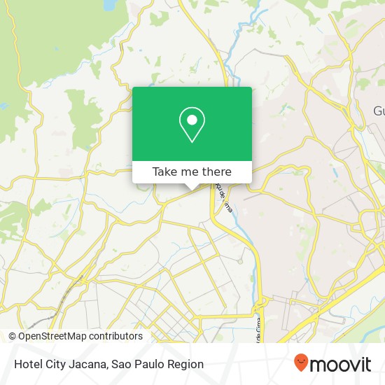 Mapa Hotel City Jacana