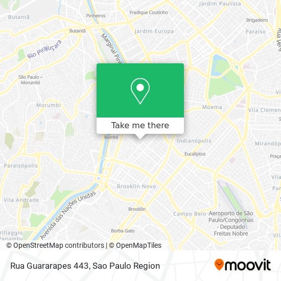 Rua Guararapes 443 map