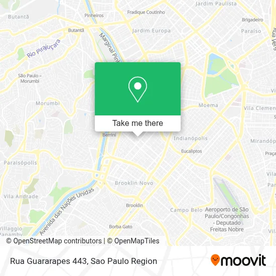 Rua Guararapes 443 map