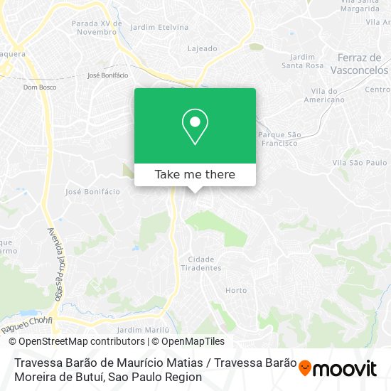 Travessa Barão de Maurício Matias / Travessa Barão Moreira de Butuí map