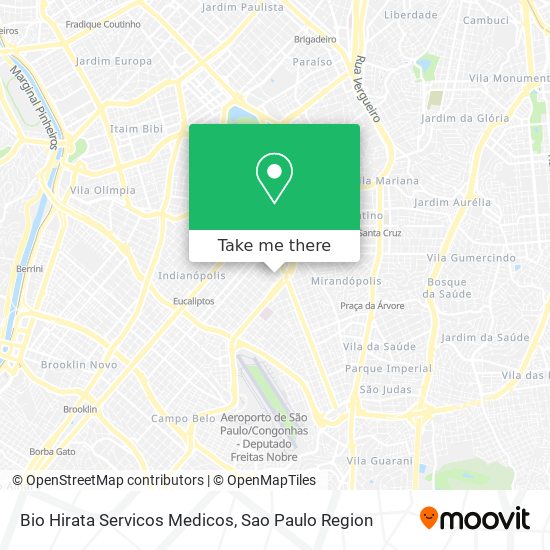 Bio Hirata Servicos Medicos map