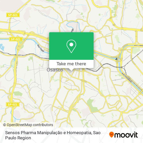 Mapa Sensos Pharma Manipulação e Homeopatia