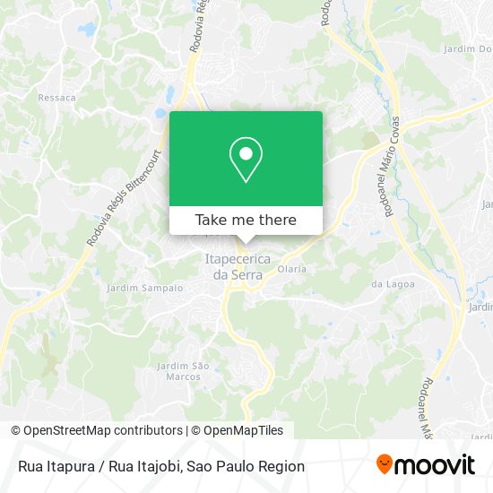 Rua Itapura / Rua Itajobi map