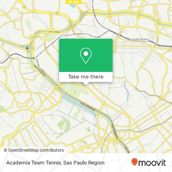 Academia Team Tennis map