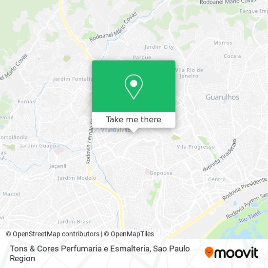 Tons & Cores Perfumaria e Esmalteria map