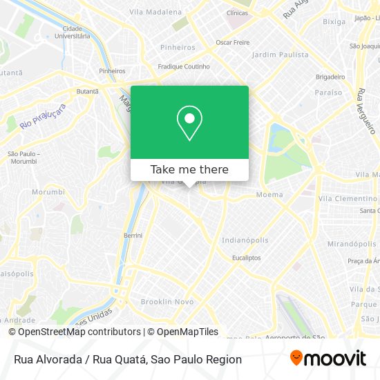 Rua Alvorada / Rua Quatá map