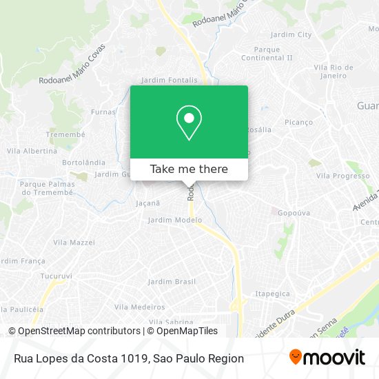 Rua Lopes da Costa 1019 map