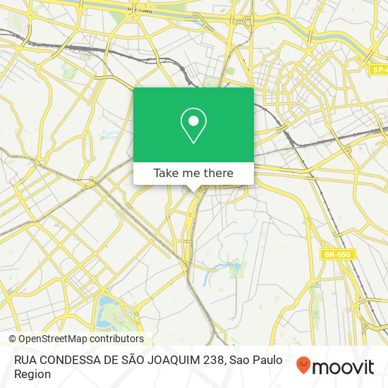 RUA CONDESSA DE SÃO JOAQUIM  238 map