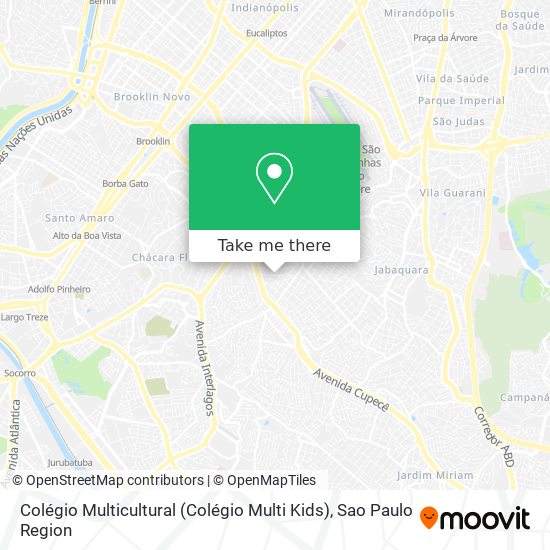 Colégio Multicultural (Colégio Multi Kids) map