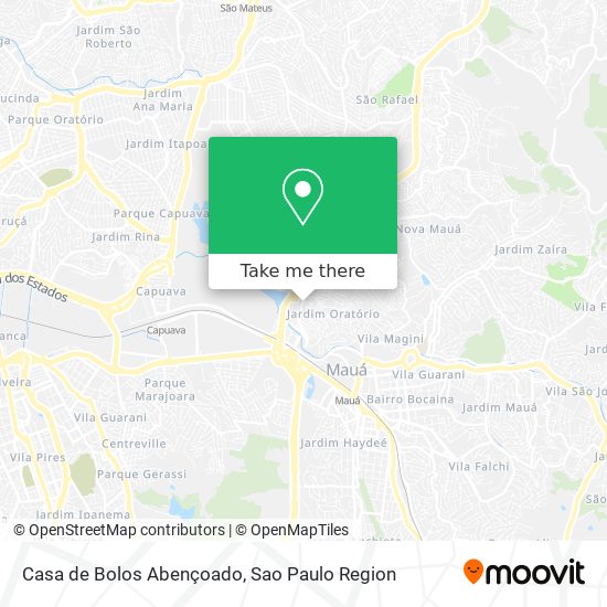 Casa de Bolos Abençoado map