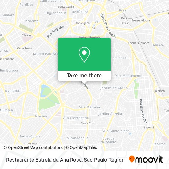 Restaurante Estrela da Ana Rosa map