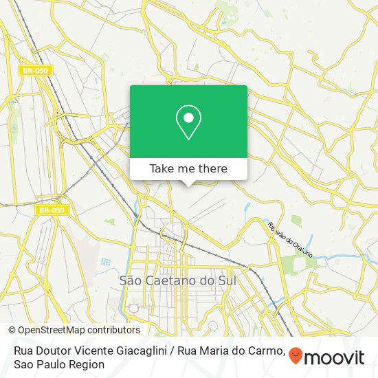 Rua Doutor Vicente Giacaglini / Rua Maria do Carmo map