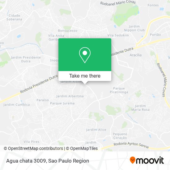 Agua chata 3009 map