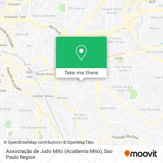 Mapa Associação de Judo Mito (Academia Mito)