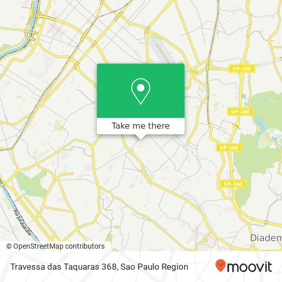 Travessa das Taquaras 368 map