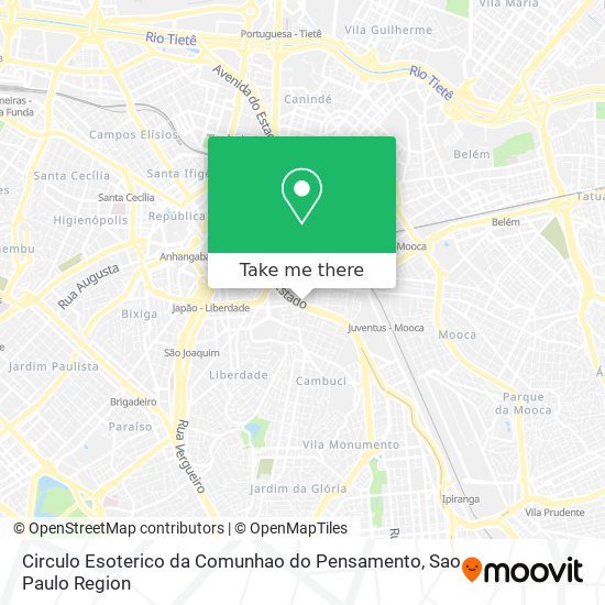 Circulo Esoterico da Comunhao do Pensamento map