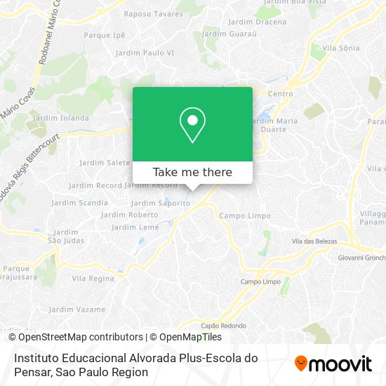 Instituto Educacional Alvorada Plus-Escola do Pensar map