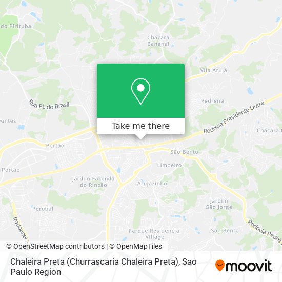 Chaleira Preta (Churrascaria Chaleira Preta) map