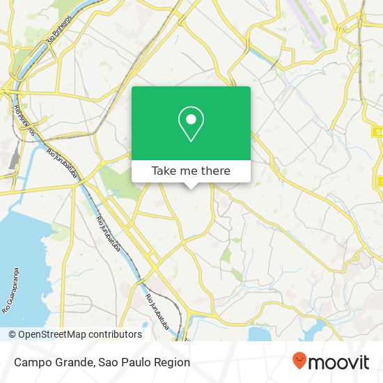 Mapa Campo Grande