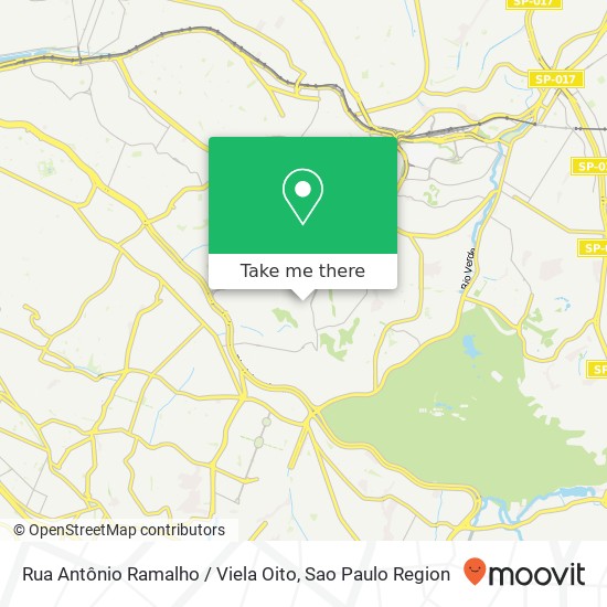 Mapa Rua Antônio Ramalho / Viela Oito