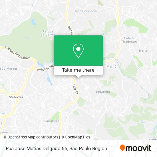 Rua José Matias Delgado 65 map
