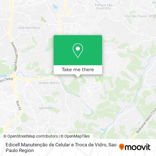 Mapa Edicell Manutenção de Celular e Troca de Vidro