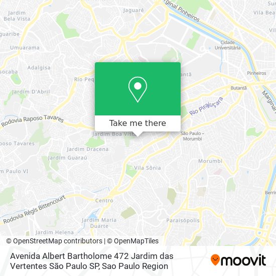 Avenida Albert Bartholome  472   Jardim das Vertentes   São Paulo   SP map