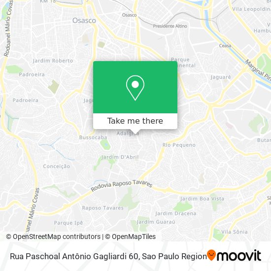 Rua Paschoal Antônio Gagliardi 60 map