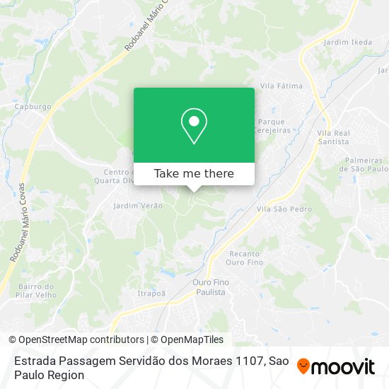 Estrada Passagem Servidão dos Moraes 1107 map