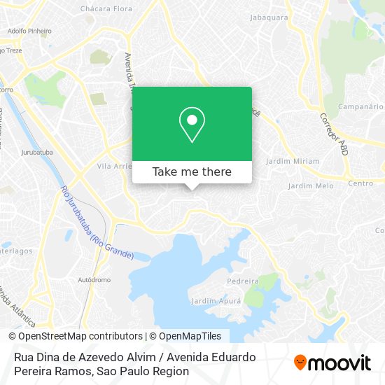 Rua Dina de Azevedo Alvim / Avenida Eduardo Pereira Ramos map