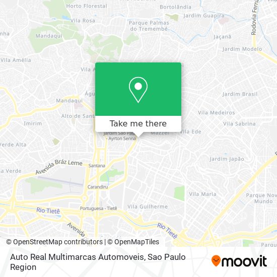 Auto Real Multimarcas Automoveis map