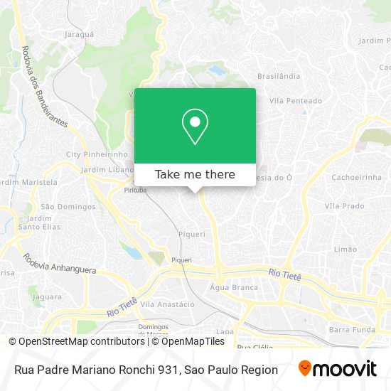 Rua Padre Mariano Ronchi  931 map