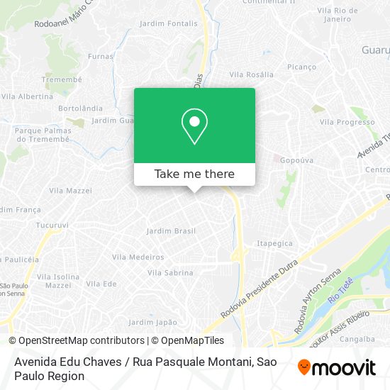 Avenida Edu Chaves / Rua Pasquale Montani map