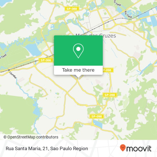 Mapa Rua Santa Maria, 21