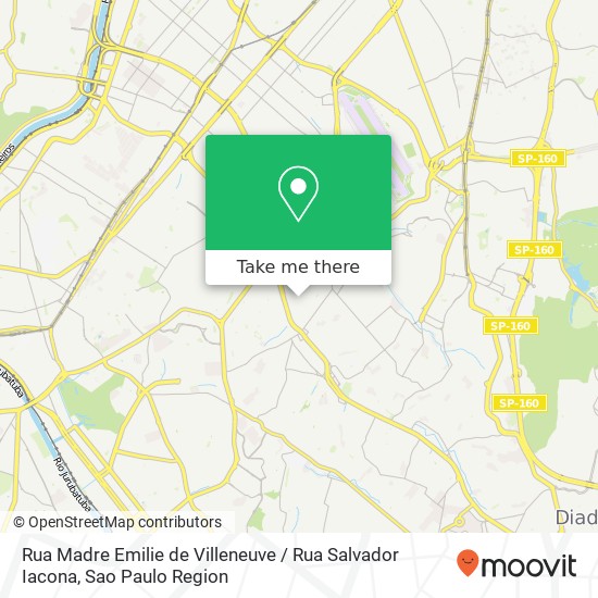Rua Madre Emilie de Villeneuve / Rua Salvador Iacona map