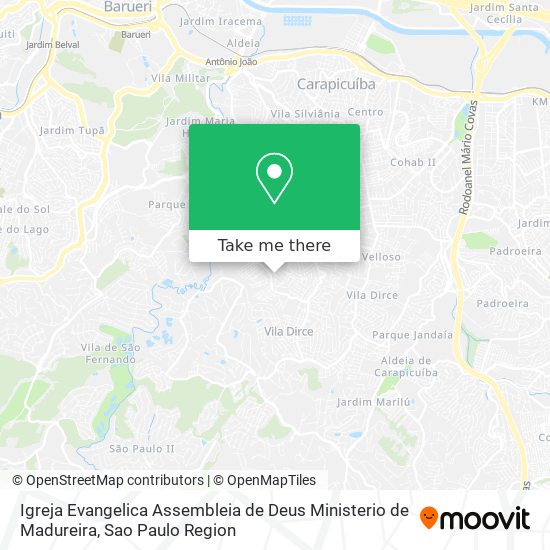Igreja Evangelica Assembleia de Deus Ministerio de Madureira map