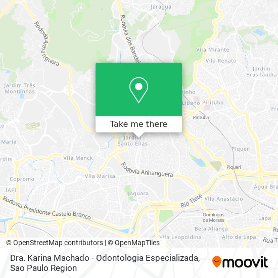 Dra. Karina Machado - Odontologia Especializada map