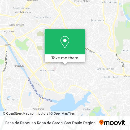 Casa de Repouso Rosa de Saron map