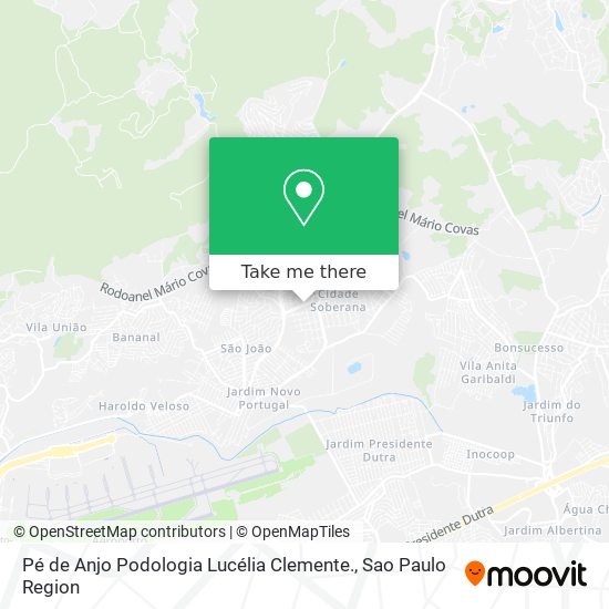 Pé de Anjo Podologia Lucélia Clemente. map