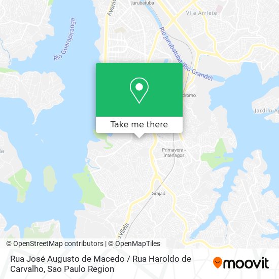 Rua José Augusto de Macedo / Rua Haroldo de Carvalho map