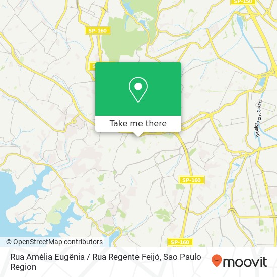 Rua Amélia Eugênia / Rua Regente Feijó map