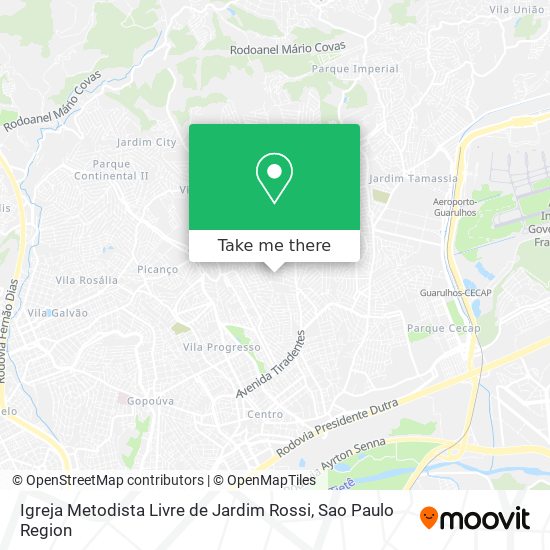 Igreja Metodista Livre de Jardim Rossi map